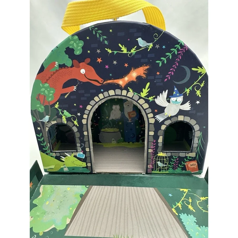 Floss & Rock 41P3660 Spellbound Playbox Used Flaws Travel Play Set Wizard Magic
